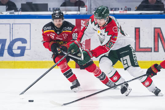 Luleås Mathias Bromé och Frölundas Filip Cederqvist
