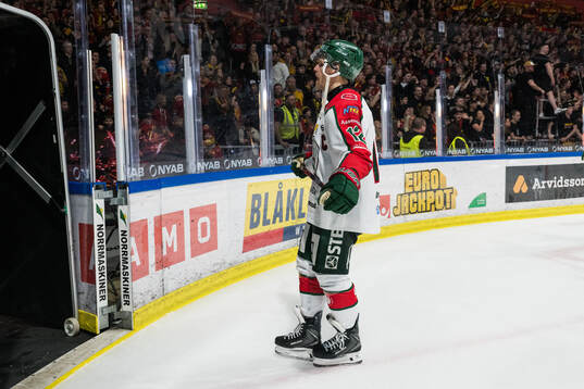 Frölundas Max Friberg deppar