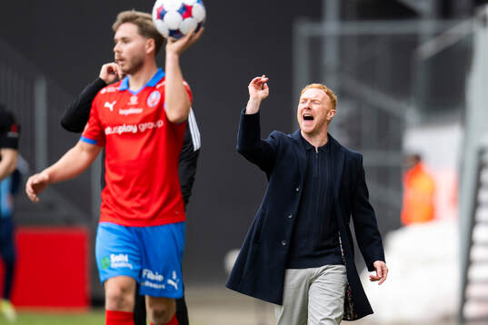 Helsingborgs manager Stevie Grieve
