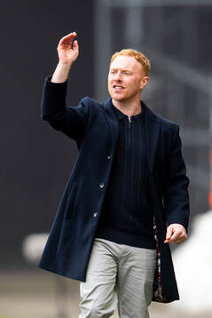Helsingborgs manager Stevie Grieve