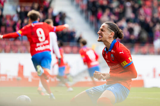 Helsingborgs Ervin Gigovic jublar