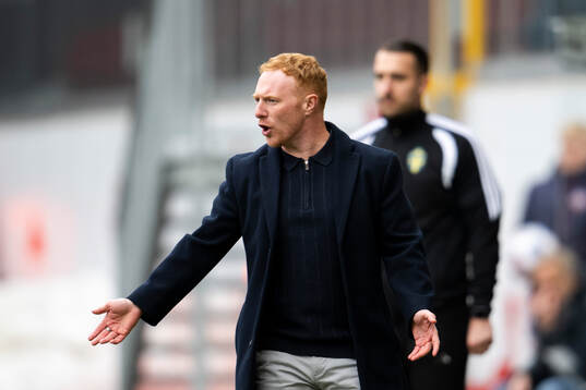 Helsingborgs manager Stevie Grieve