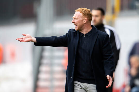Helsingborgs manager Stevie Grieve