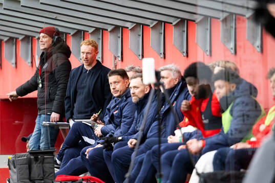 Helsingborgs manager Stevie Grieve