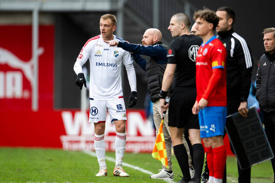 Östers tränare Max Mölder och Dennis Olsson