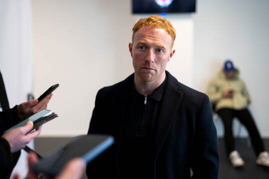 Helsingborgs manager Stevie Grieve