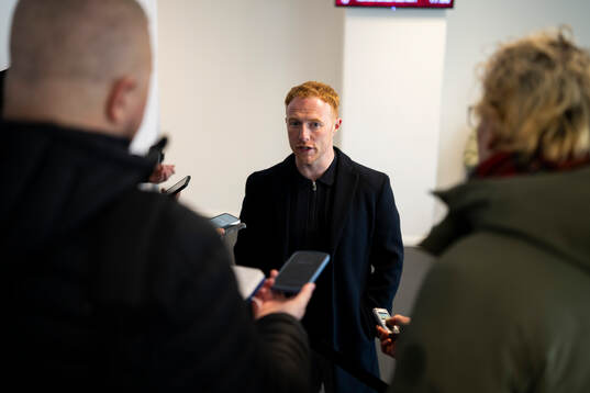 Helsingborgs manager Stevie Grieve