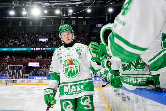 Rögles Felix Nilsson jublar