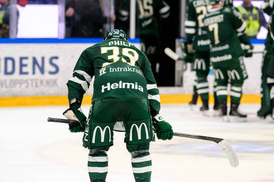 Färjestads Luke Philp deppar