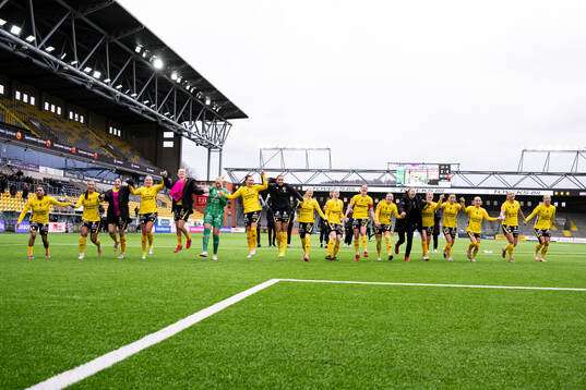 Elfsborgs spelare jublar