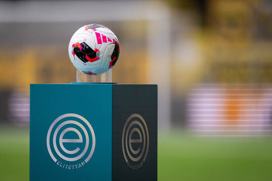 Matchboll och elitettan logga
