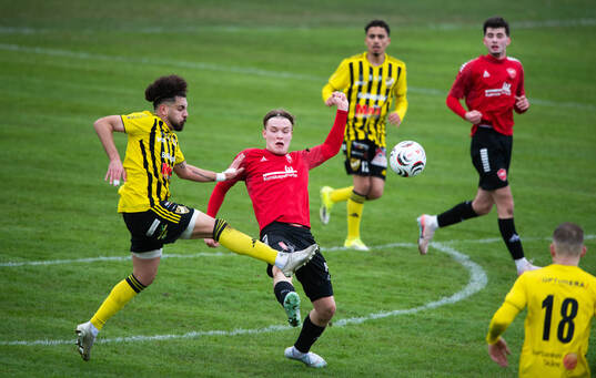 IFK Hässleholms Waseem Jafleh i matchen i division 3