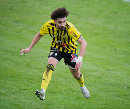 IFK Hässleholms Waseem Jafleh i matchen i division 3