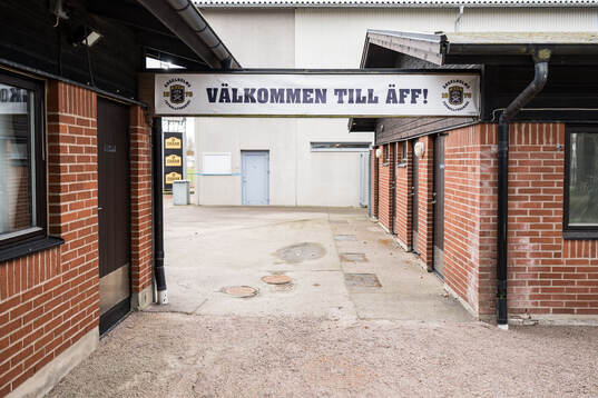Skylt med texten”Välkommen till ÄFF”
