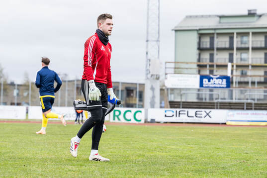 Ängelholms målvakt Robin Streifert