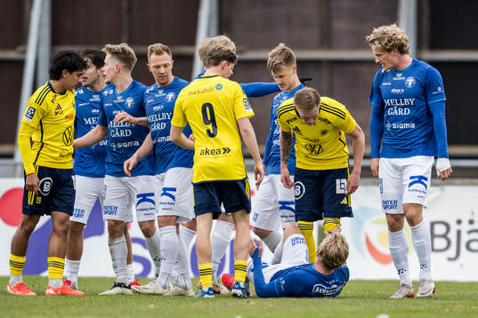 Trelleborgs Johan Brannefalk och Ängelholms Eric Vedholm