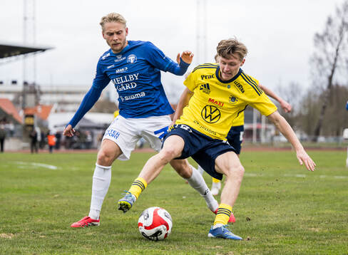 Trelleborgs Johan Brannefalk och Ängelholms Anton Nilsson