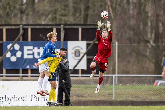 Ängelholms målvakt Robin Streifert