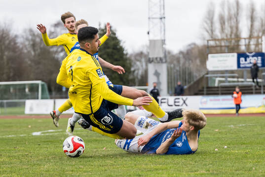 Ängelholms Mohammad Ahmadi och Trelleborgs Isak Ellbring