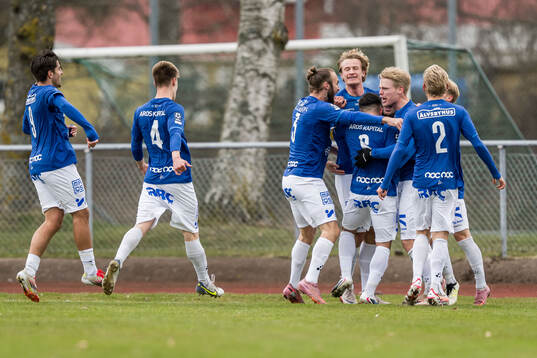 Trelleborgsspelarna jublar