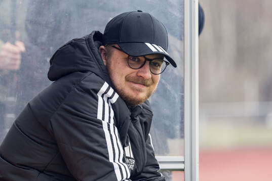 Ängelholms tränare Tim Hallén
