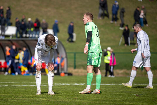 Laholms FKs spelare deppar