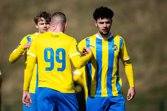 Eskilsminnes Casper Seger och Egon Kurtulus jublar