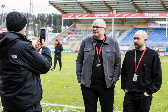 Patrik Werner sportchef och Timmie Falk