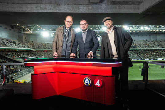 Lasse Granqvist, Alexander Axén och John Guidetti,