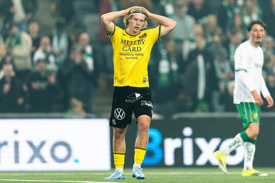 Mjällbys Bork Bang Kittilsen deppar