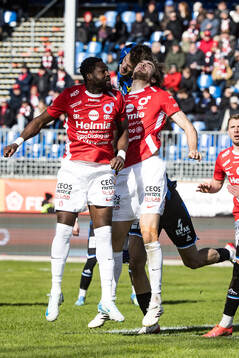 Degerfors Nasiru Moro och Juhani Pikkarainen och Sirius