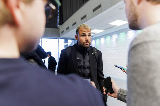 Hammarbys målvakt Warner Hahn