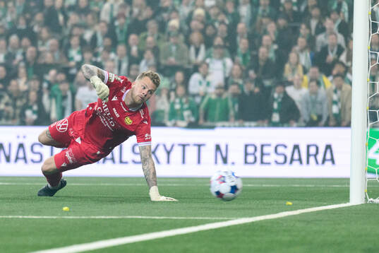 Mjällbys målvakt Robin Wallinder