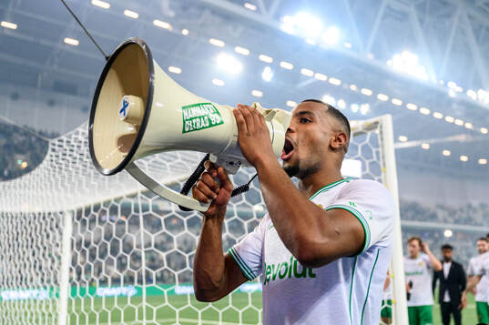 Hammarbys Paulos Abraham jublar