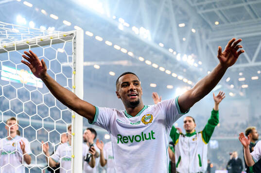 Hammarbys Paulos Abraham jublar