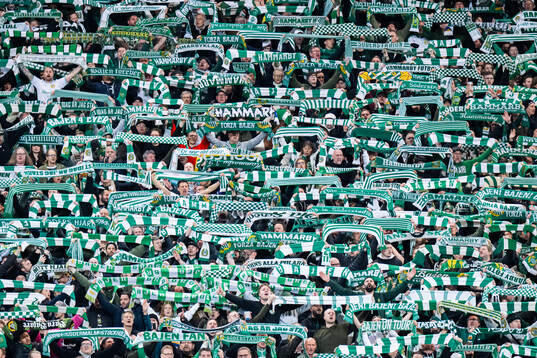 under fotbollsmatchen i Allsvenskan mellan Hammarby och