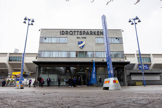 Exteriör vy av Norrköpings Idrottspark
