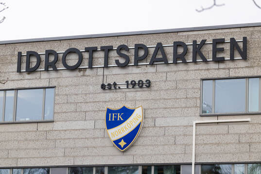 Exteriör vy av Norrköpings Idrottspark