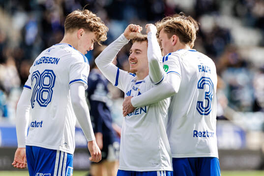 IFK Norrköpings Ryan Nelson jublar