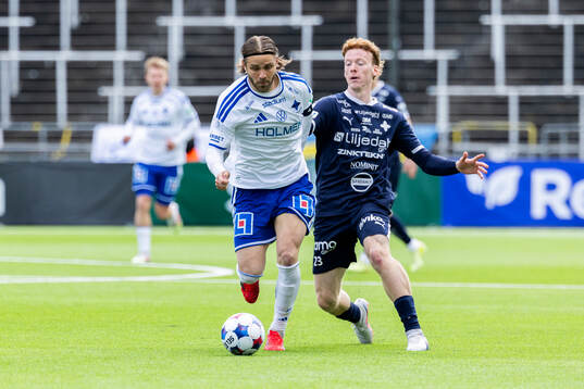 IFK Norrköpings Christoffer Nyman och Värnamos Logi Hrafn