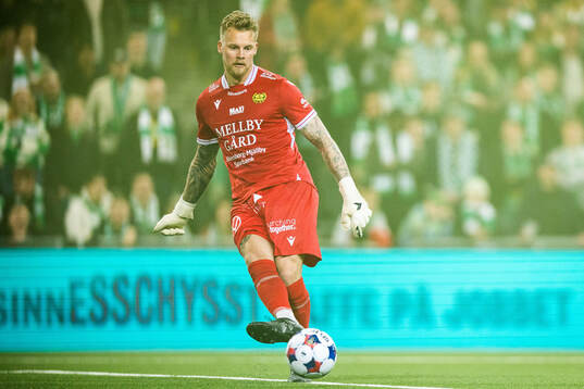 Mjällbys målvakt Robin Wallinder