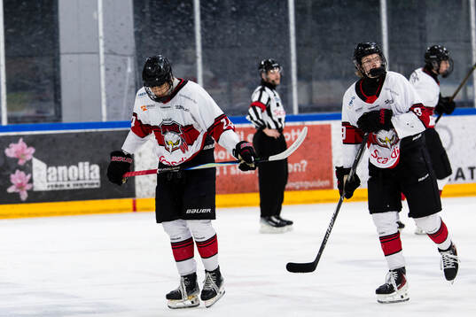 Malmö Redhawks Tobias Lacnak deppar