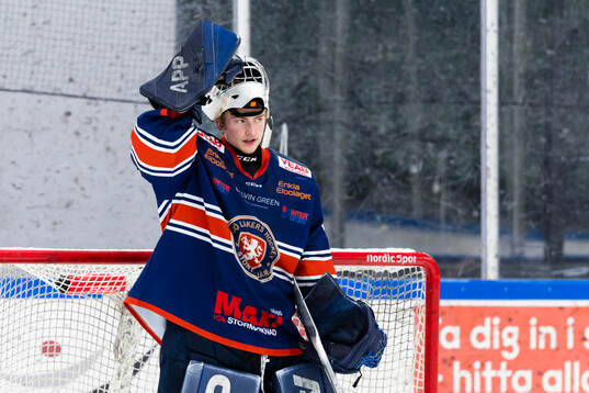 Växjös målvakt Ruben Johansson