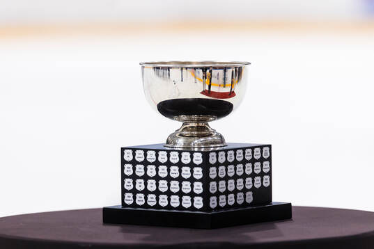 SM-pokalen U16 i ishockey på ett bord