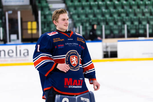 Växjös målvakt Ruben Johansson