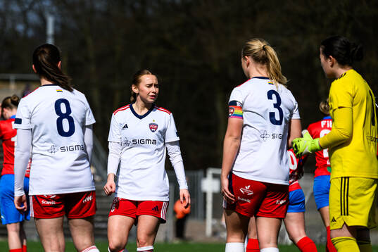 FC Rosengårds Anna Larsson, Kajsa Lindwall, Ellen Leijon