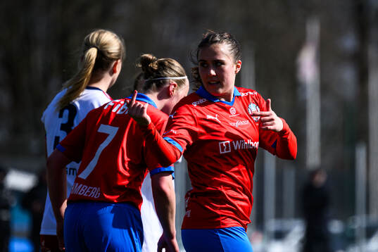 Helsingborgs Inez Gertsen jublar