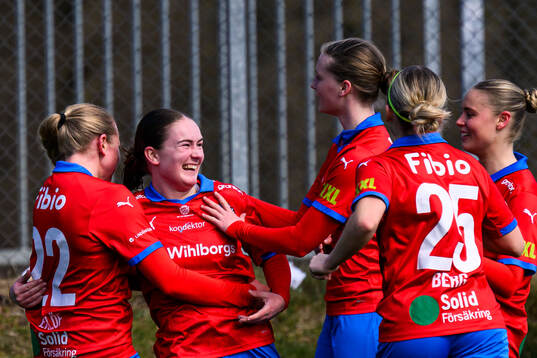 Helsingborgs Mathilde Vangsgaard jublar