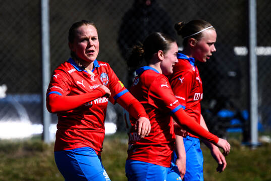 Helsingborgs Agnes Eklöf jublar