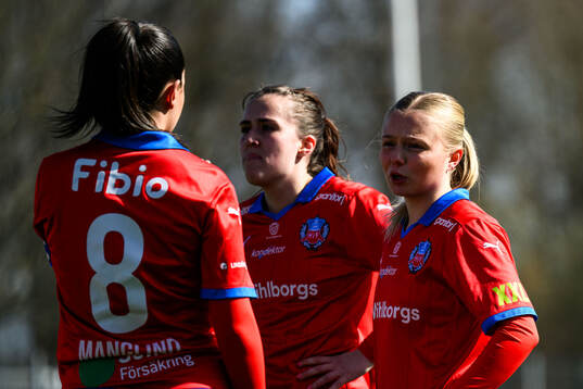 Helsingborgs Ebba Manglind, Inez Gertsen och Astrid Persson